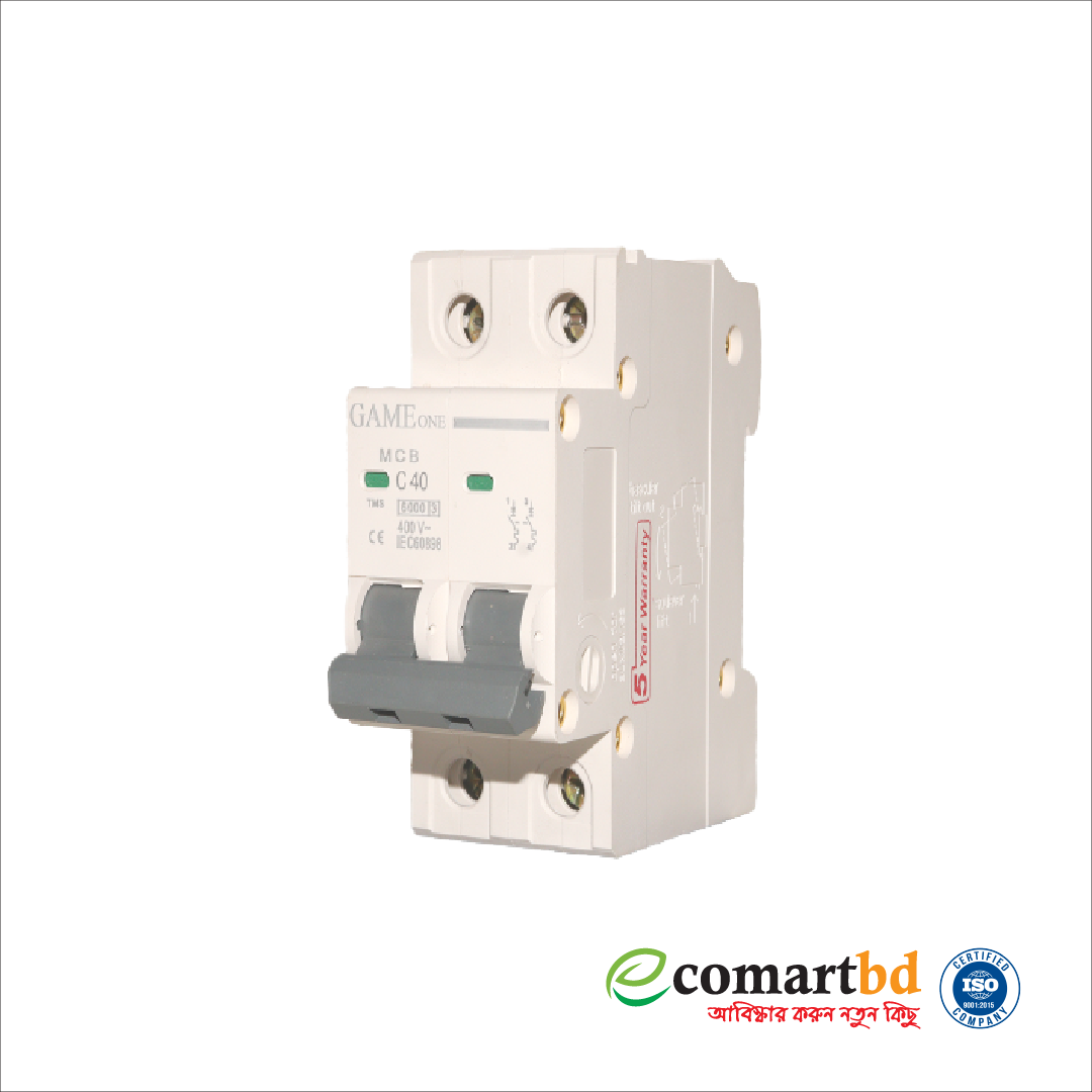 MCB Double Pole Circuit Breaker 40A